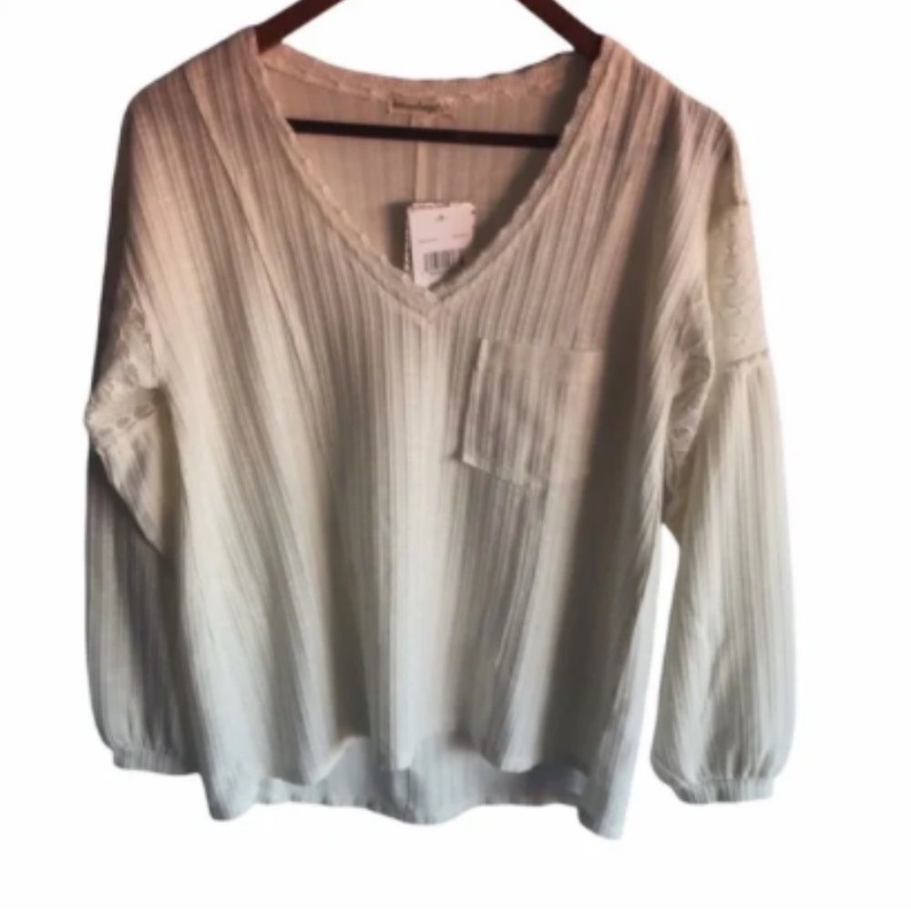 Love on a Hanger NWT Cream Boho Sweater